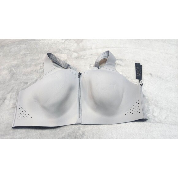 Victoria's Secret 42D Sterling Featherweight Max Front Close Sports Bra NWT - Picture 1 of 5